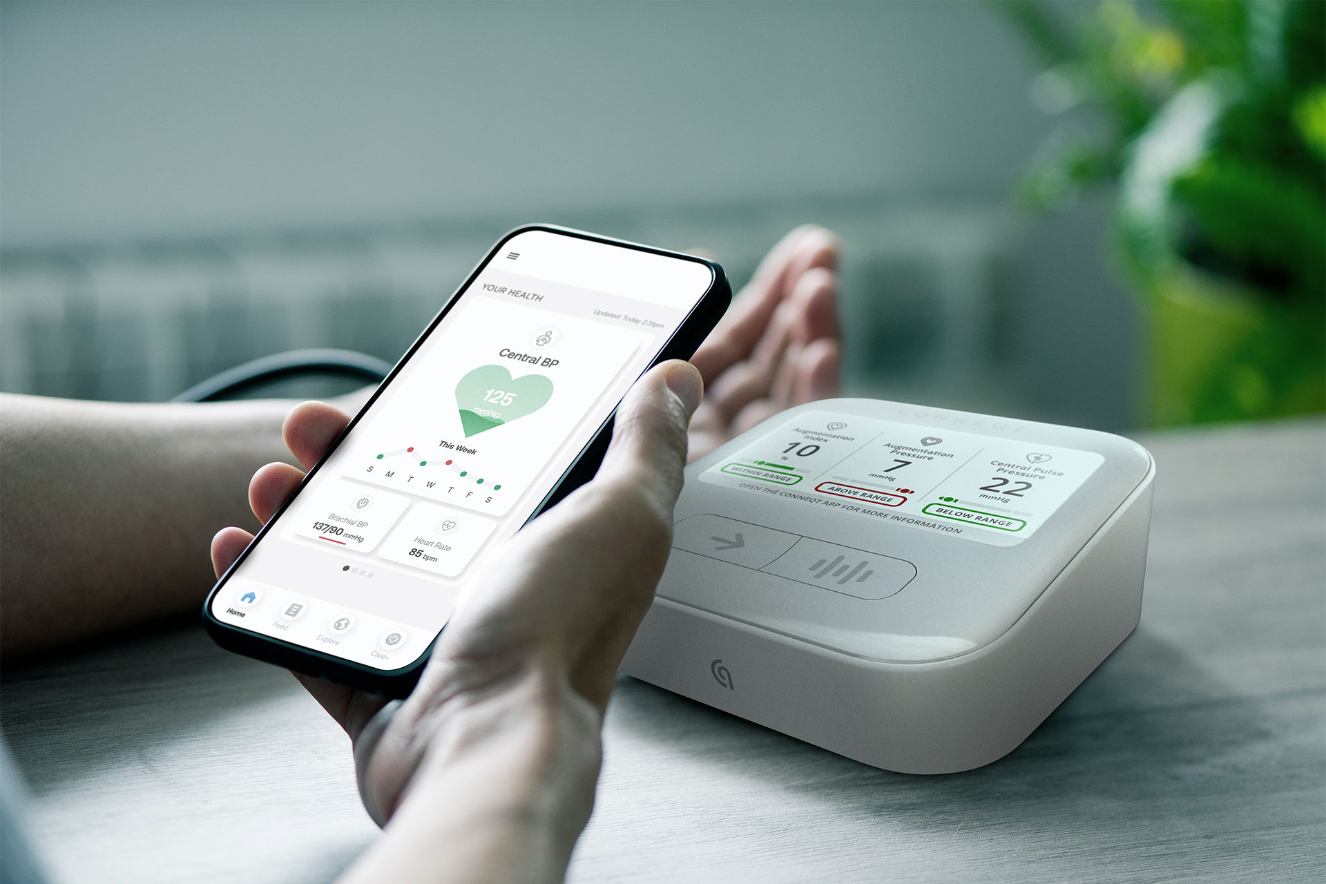 CONNEQT Pulse device and accompany app, the