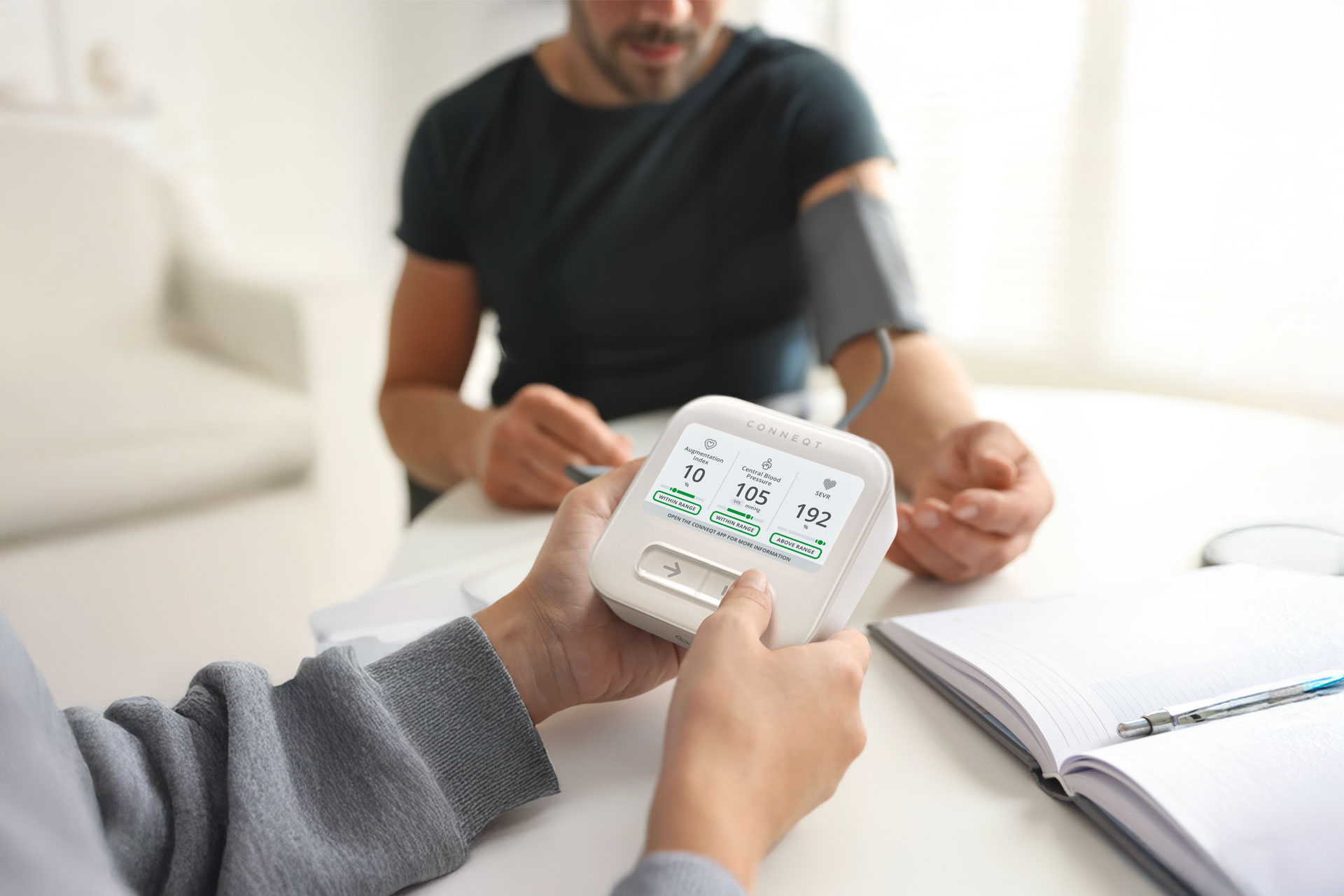 Patient and doctor discuss heart risk in your 30s.