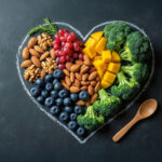 Food display on a chalkboard helping people know how to tell if your diet is working.
