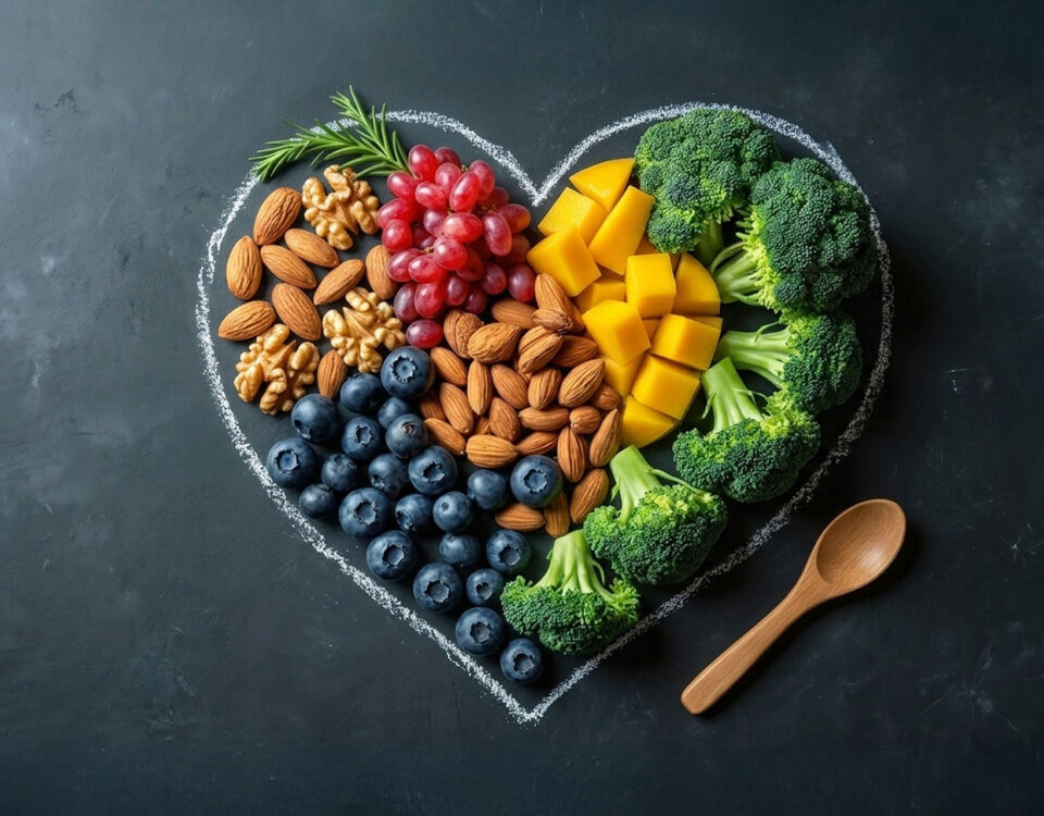 Food display on a chalkboard helping people know how to tell if your diet is working.